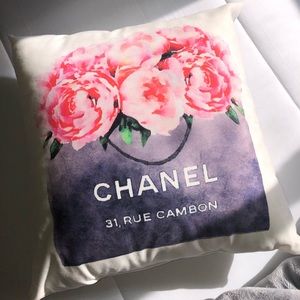 Chanel Graphic Pillow